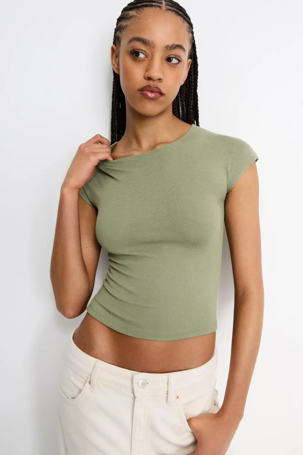Camiseta ajustada manga entera