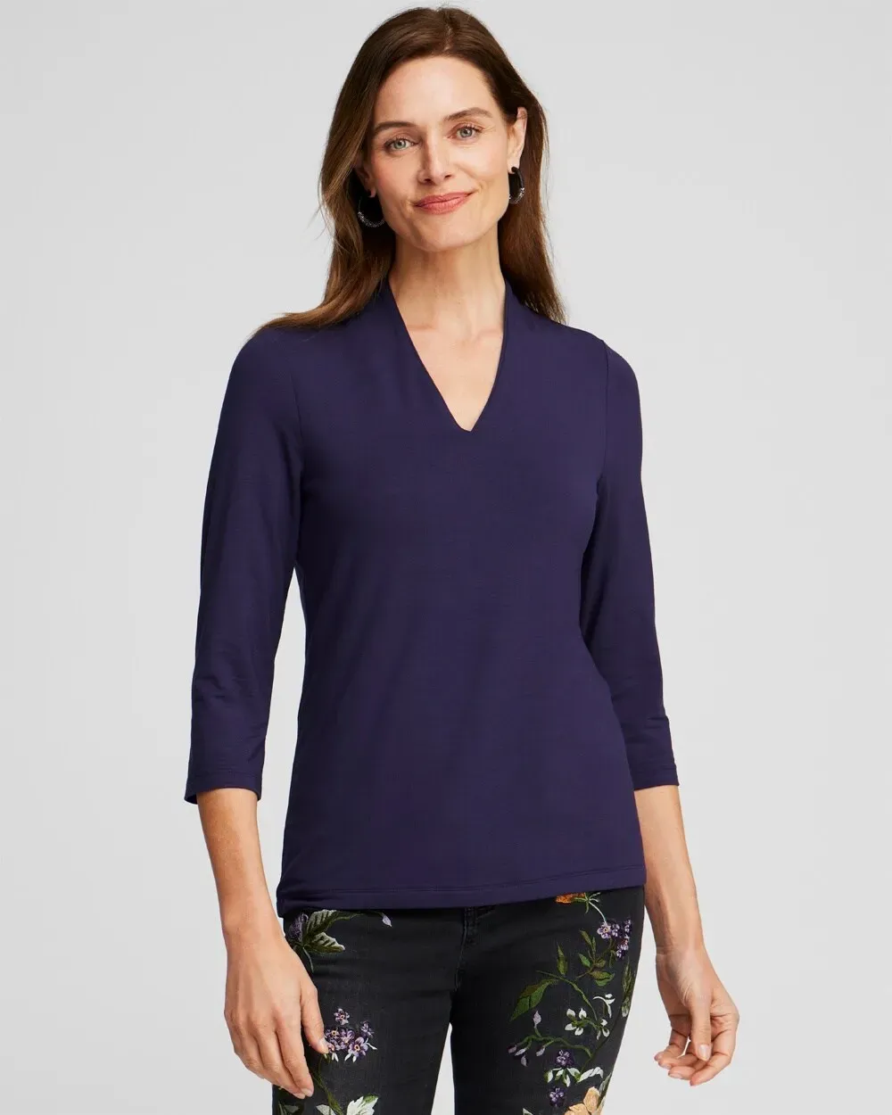 Touch of CoolTM 3/4 Sleeve Tee