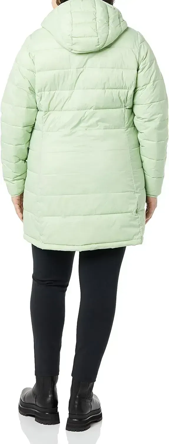 Women's Lightweight Water-Resistant Hooded Puffer Coat (Available in Plus Size)