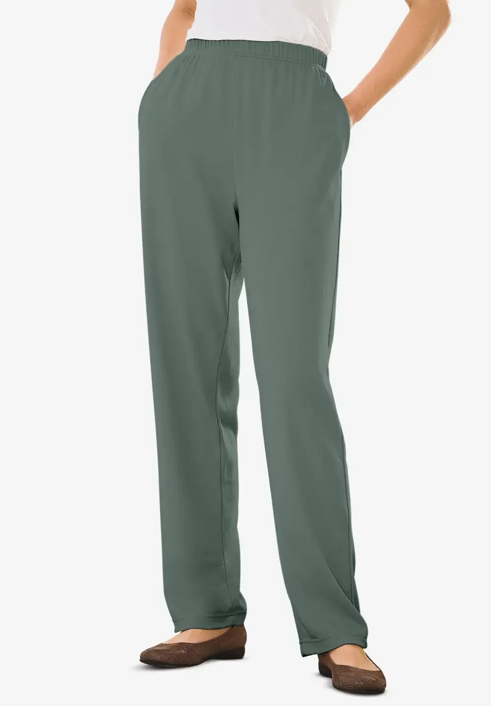 7-Day Knit Straight Leg Pant