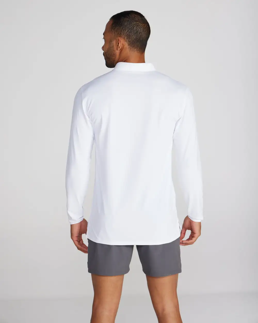 Pulse Long Sleeve Split-Hem Polo
