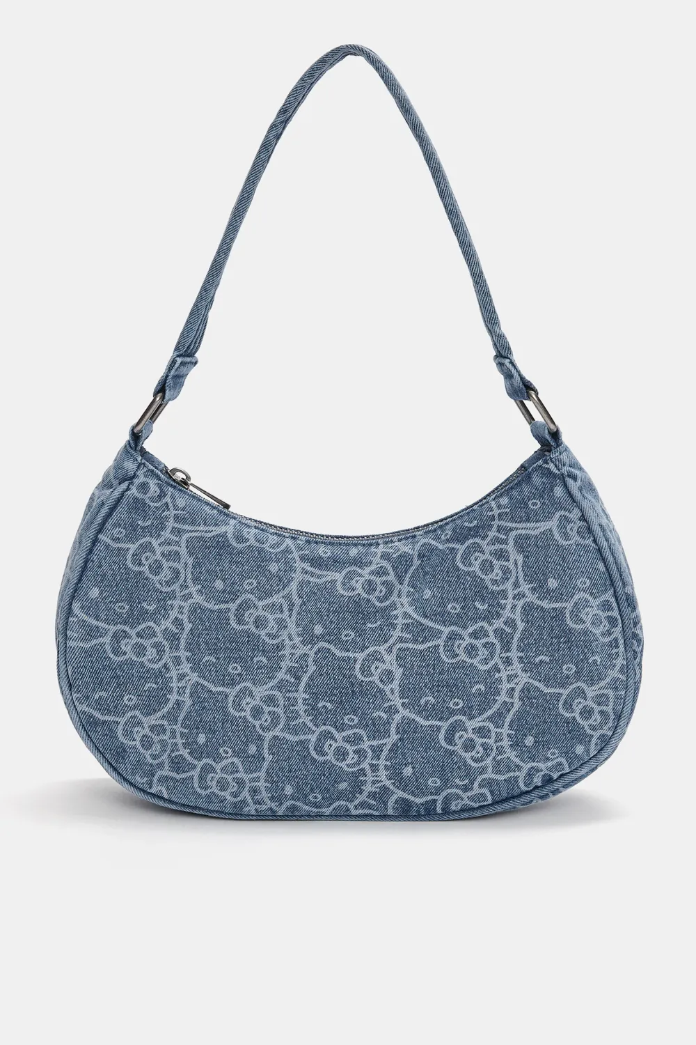 Bolso de hombro denim Hello Kitty