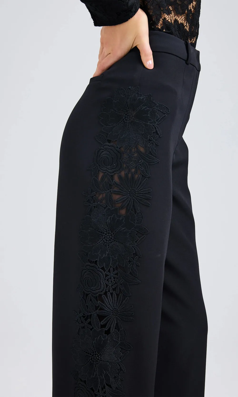 Brenna Lace Combo Pants