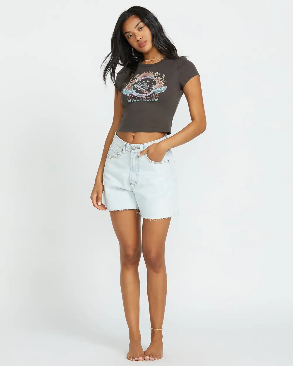 Goes Around Tee - Off Black