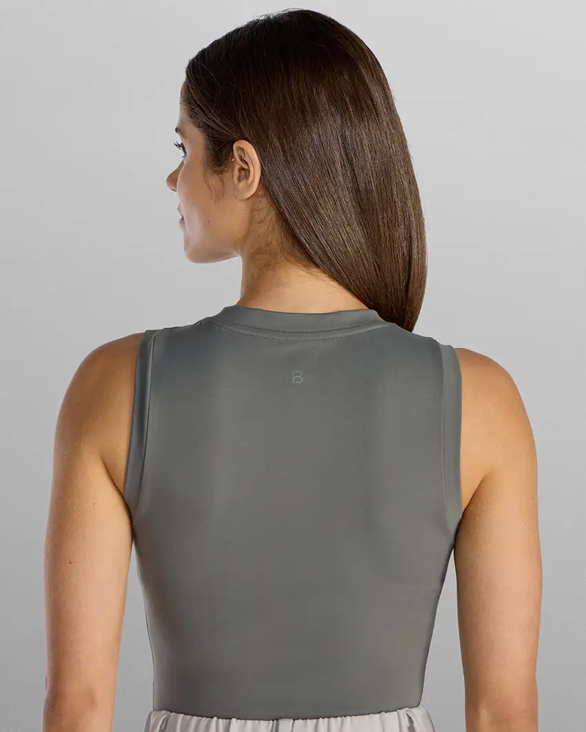 Balm High Neck Sleeveless Bodysuit