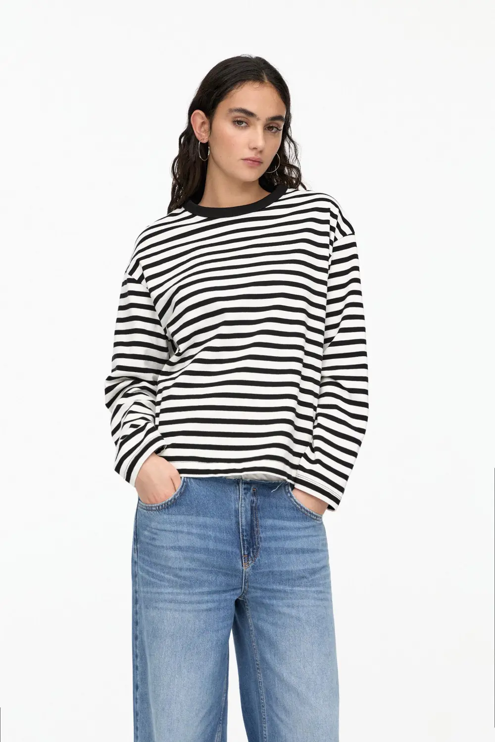 Camiseta manga larga oversize
