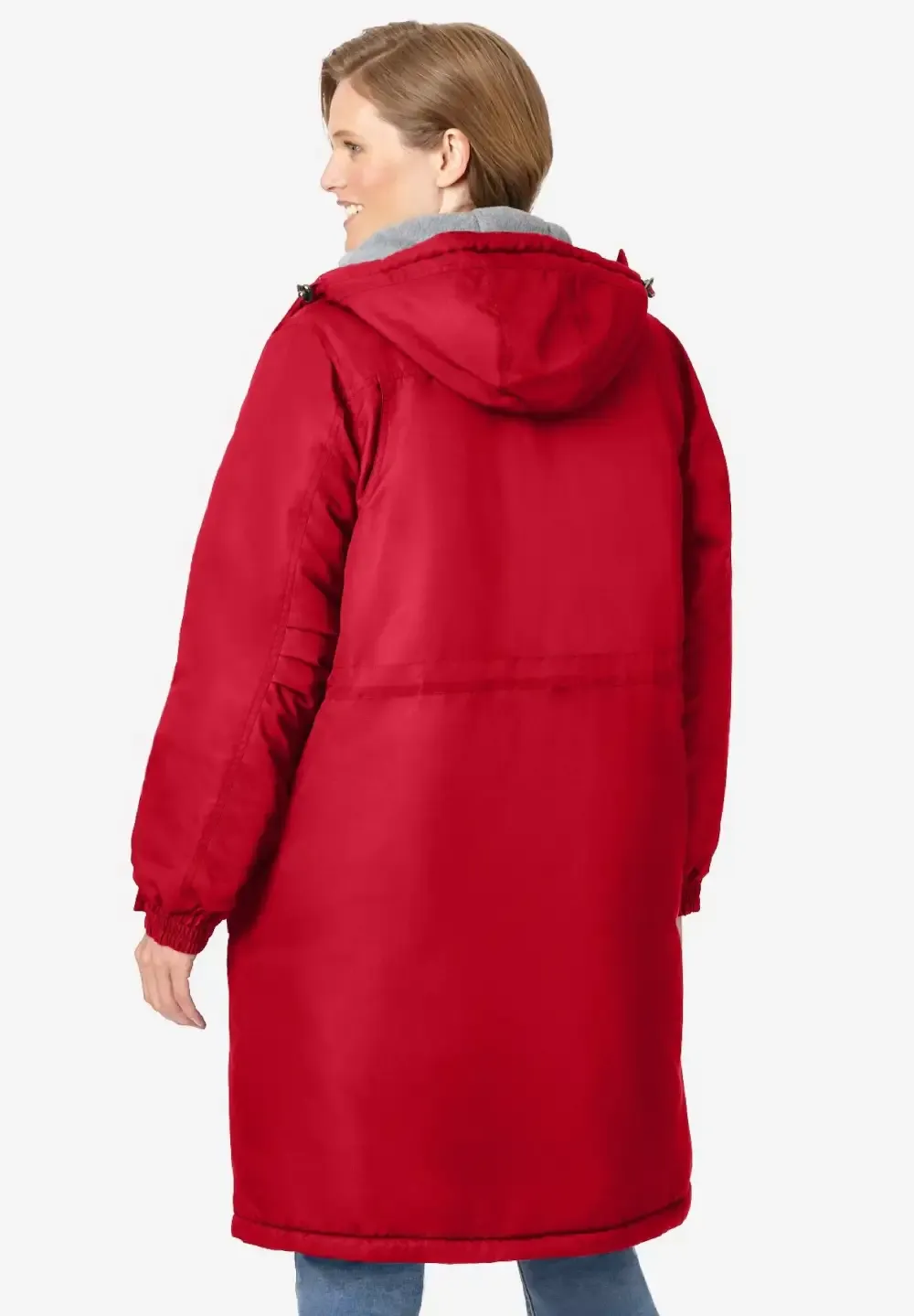 Mid-Length Microfiber Parka