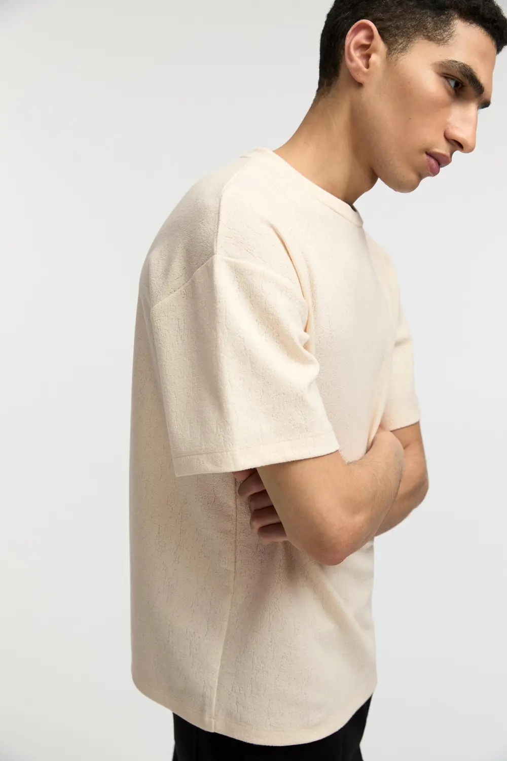 Textured T-shirt