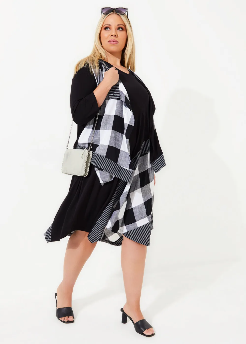 Adriana Check Bamboo Dress