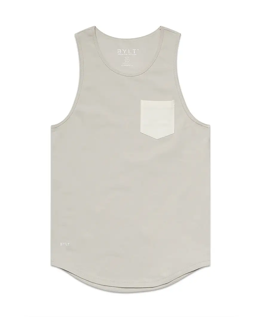 Lux Drop-Cut Pocket Tank