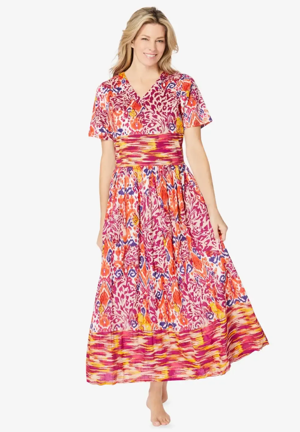 Long Crinkle Cotton Lounger