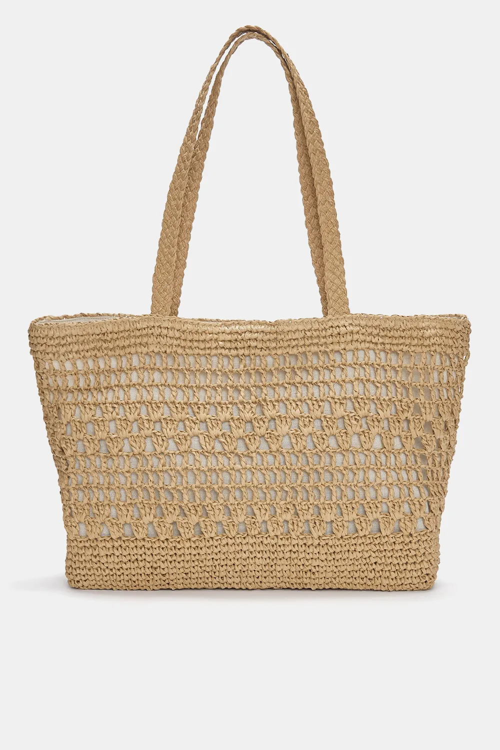Bolso shopper estilo rafia