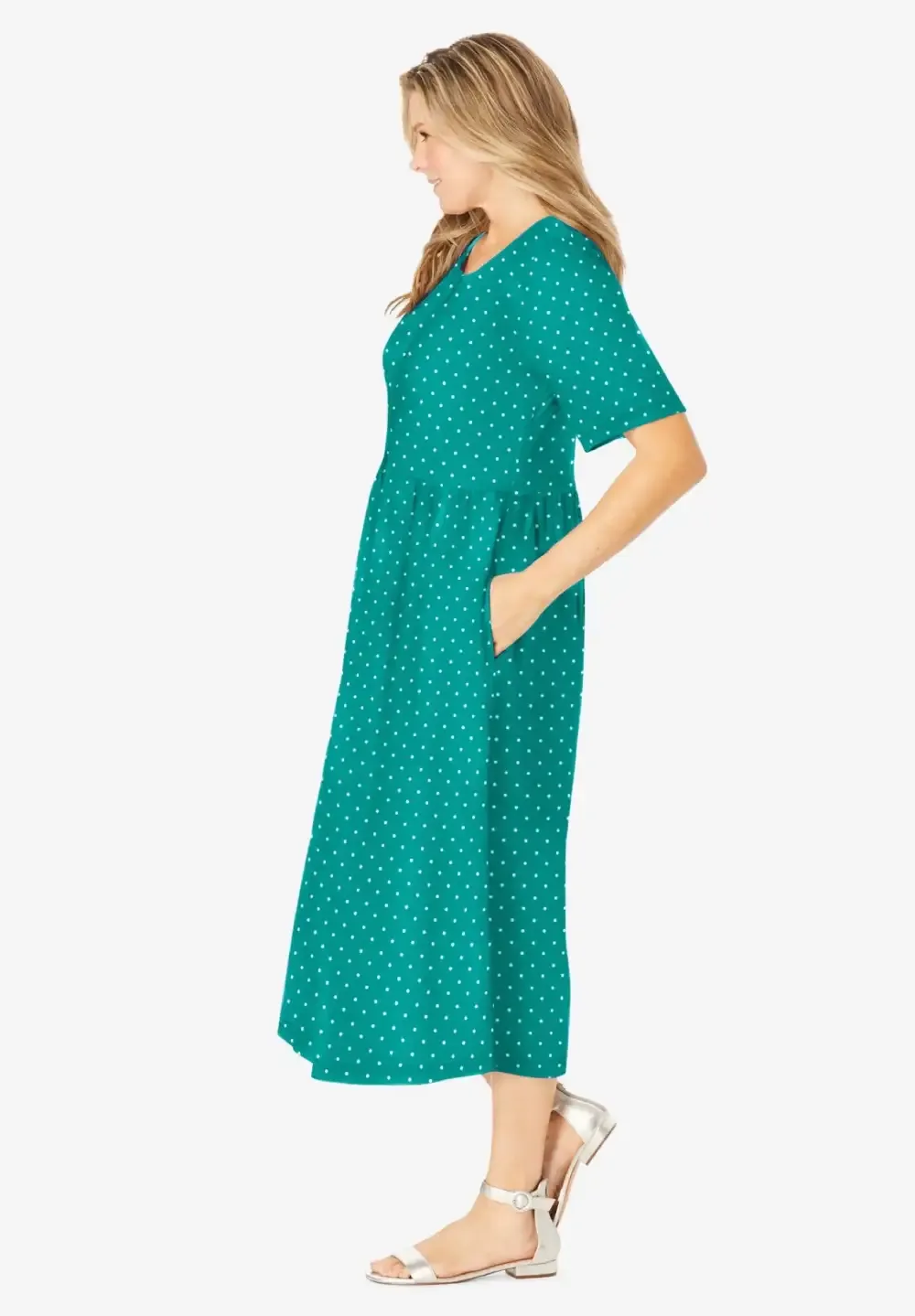 Button-Front Essential Dress