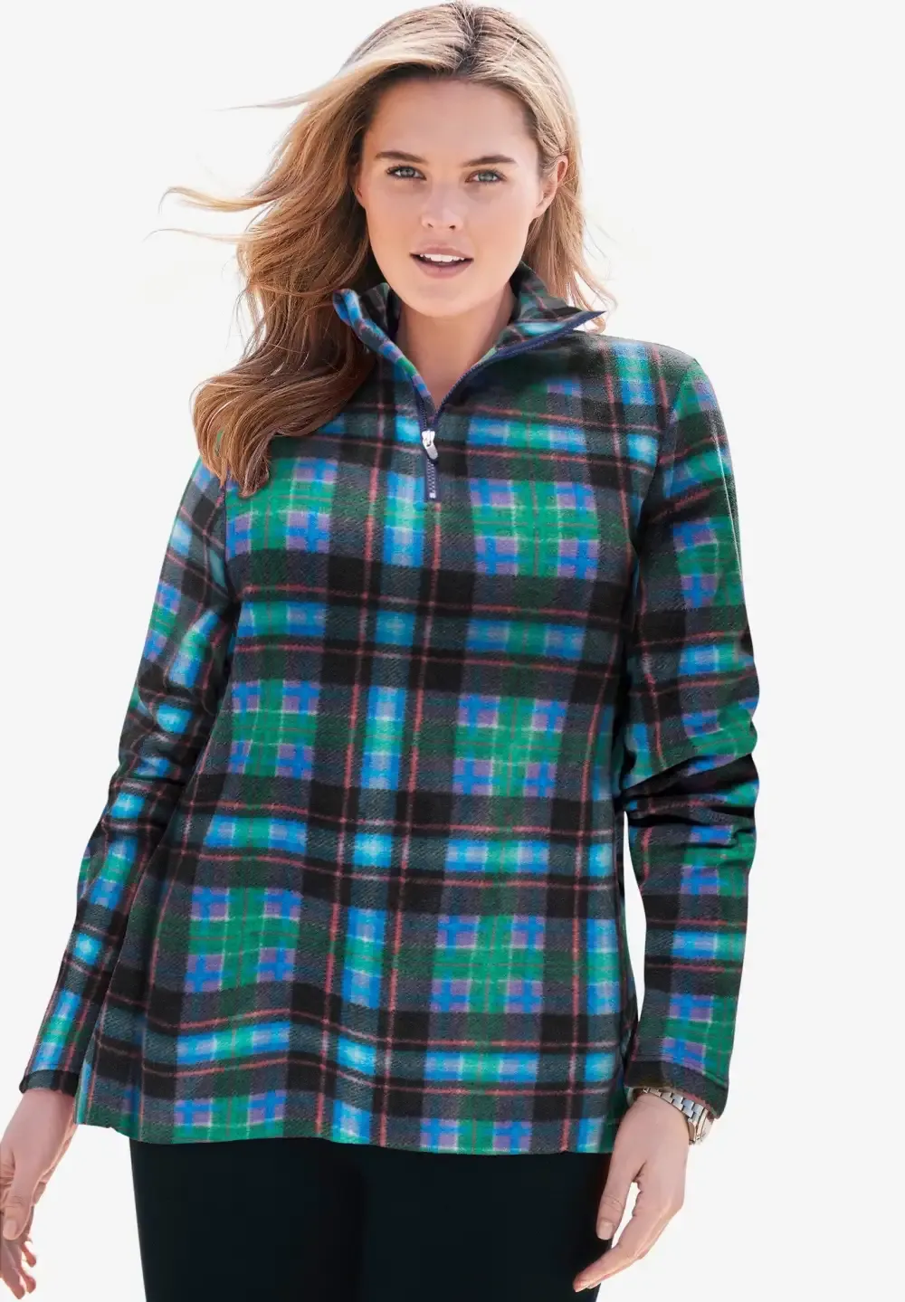 Microfleece Quarter-Zip Pullover