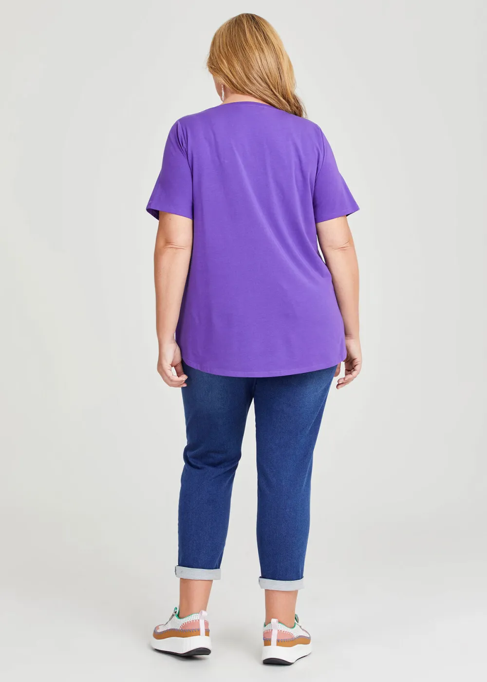 Australian Cotton V-neck T-Shirt