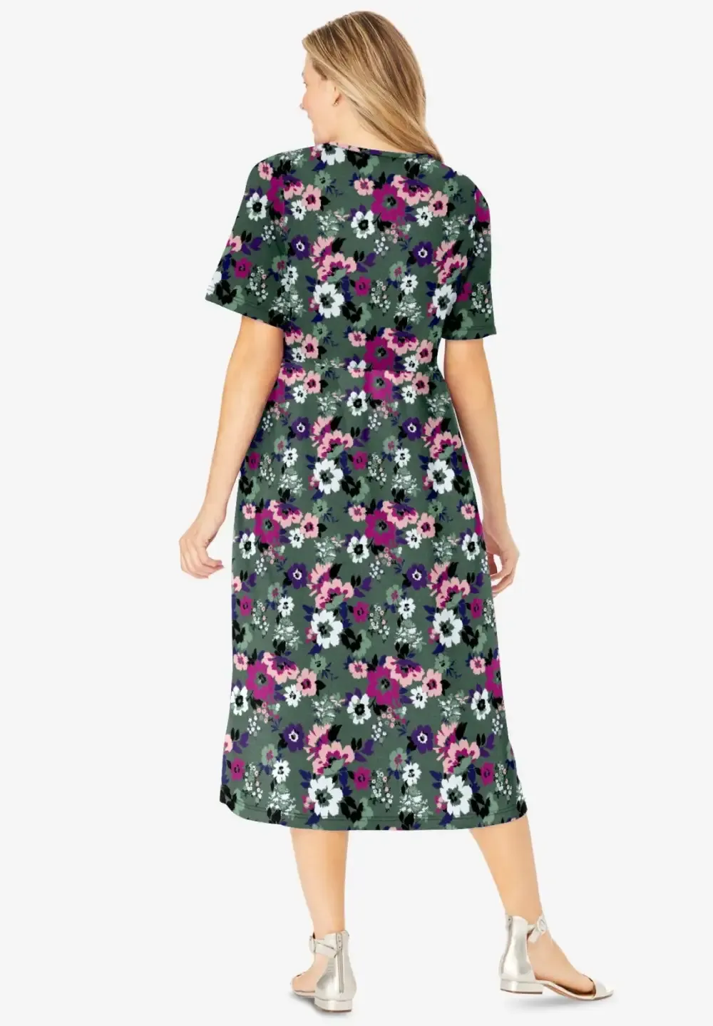 Button-Front Essential Dress