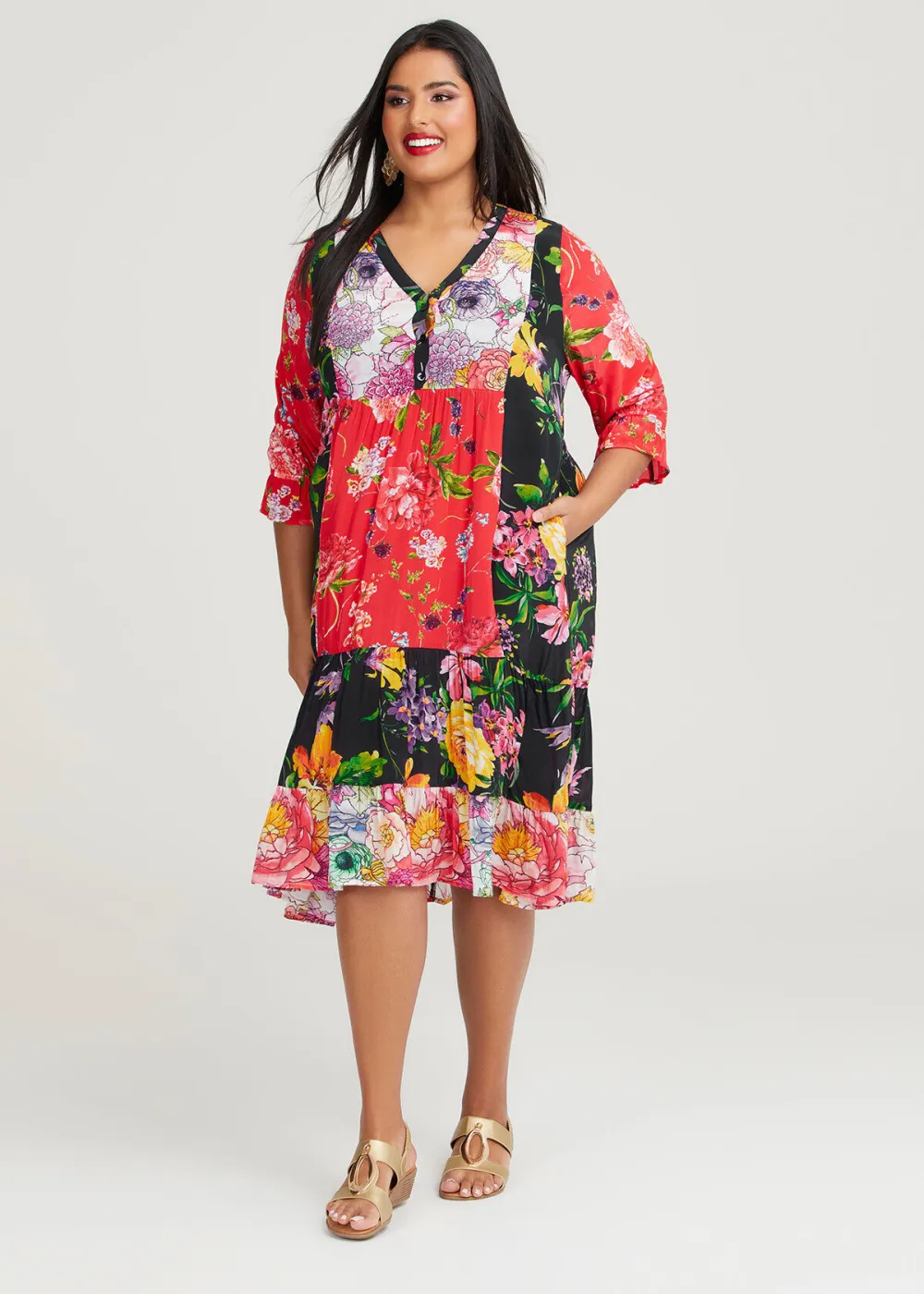 Natural Garden Party Dress