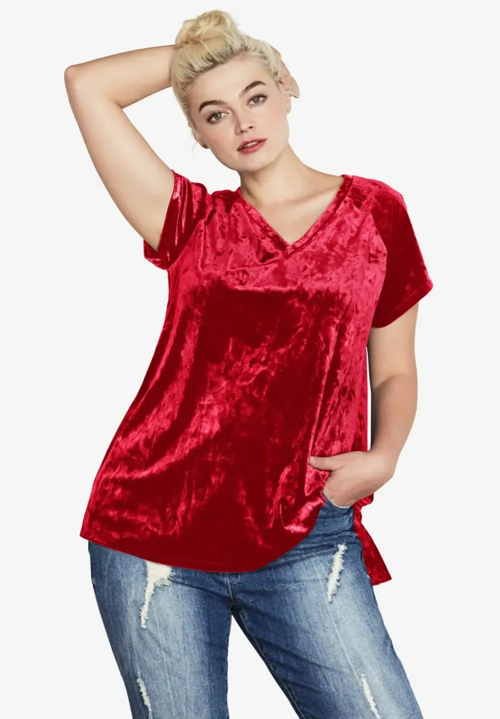 Crushed Velour Tee