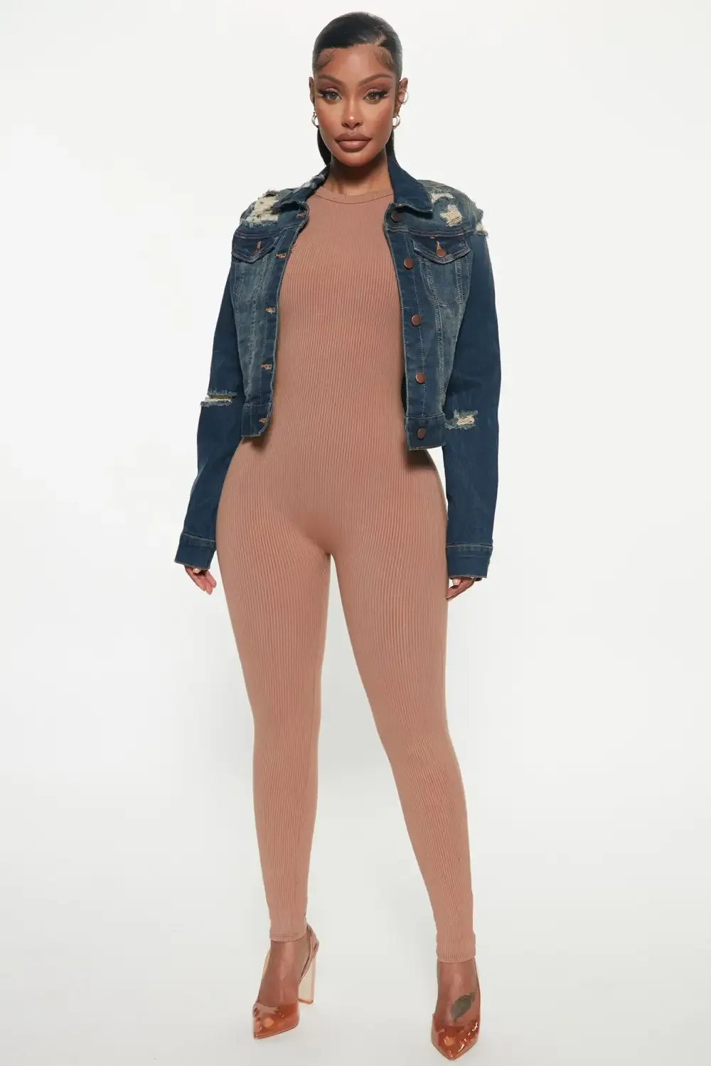 Kelly Denim Jacket - Dark