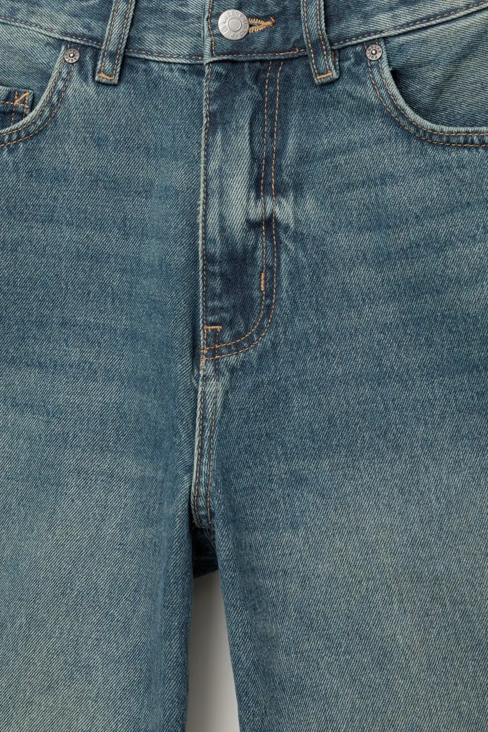 Standard denim Bermuda shorts