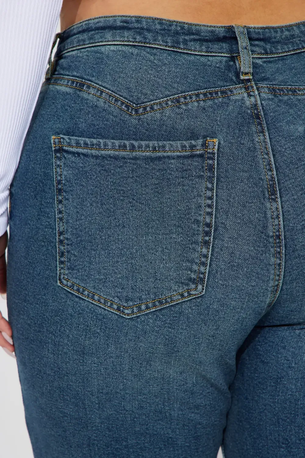 Second Chance Slim Straight Low Stretch Jeans - Medium Wash