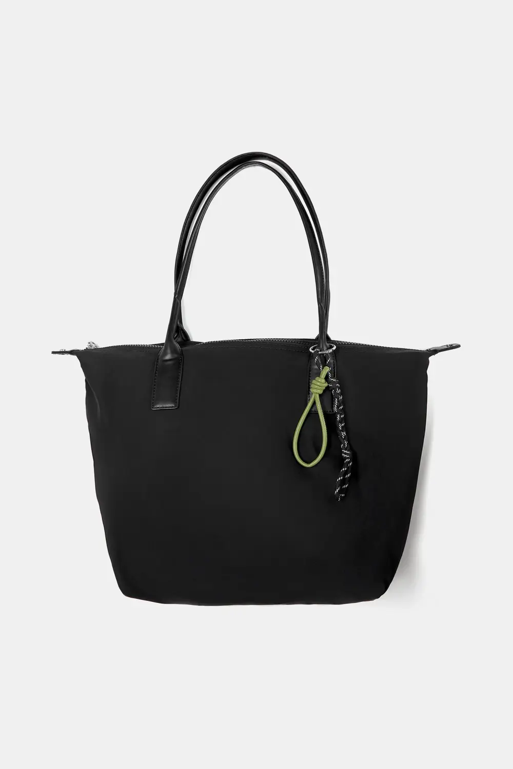 Bolso shopper nylon adorno