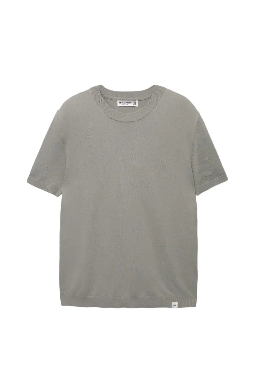 Short sleeve knit T-shirt