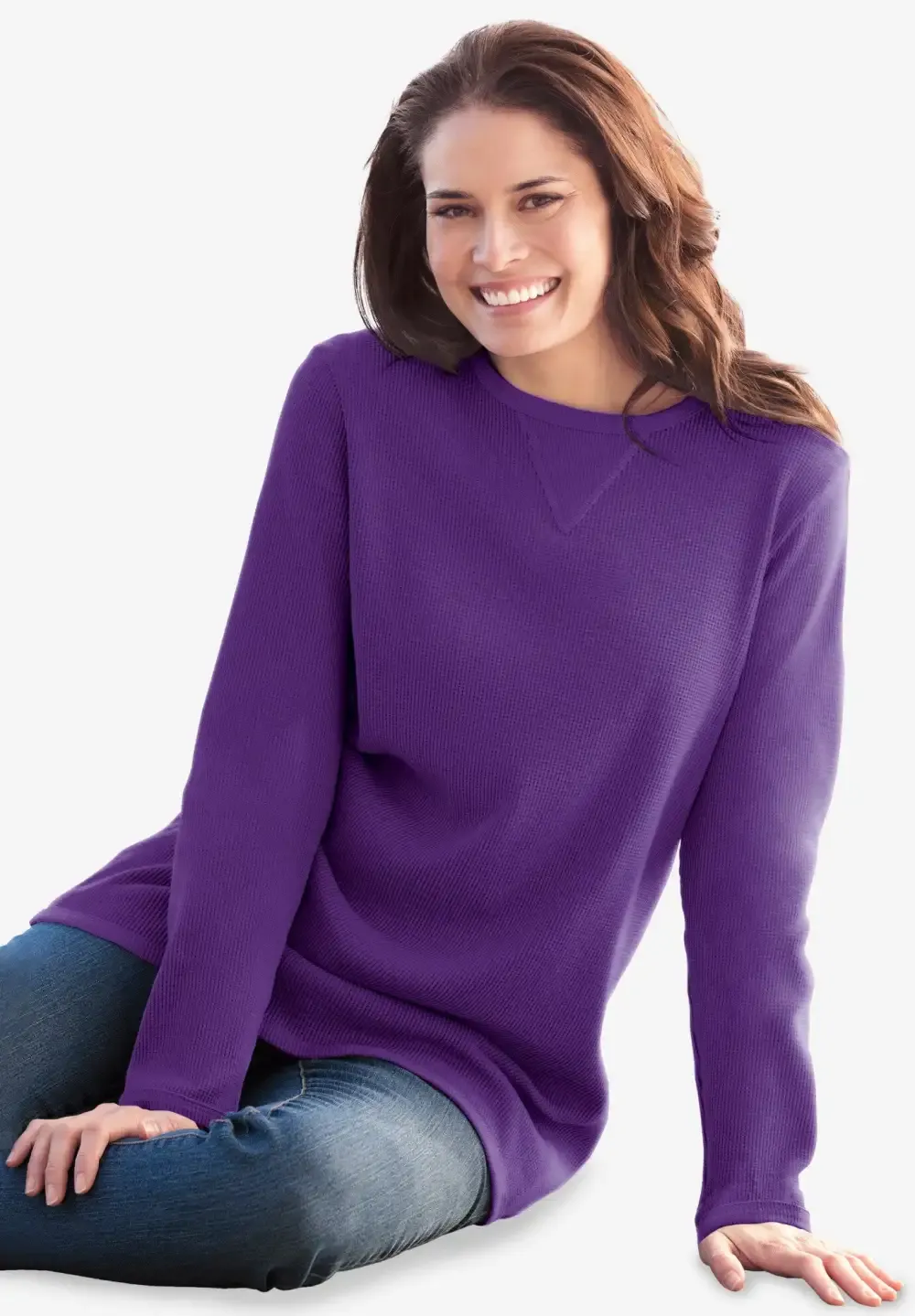Waffle Thermal Sweatshirt