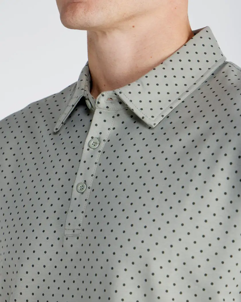 Drop-Cut: Lux Dotted Polo