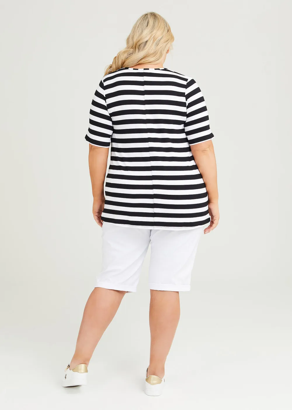 Natural Stripe Essential T-Shirt