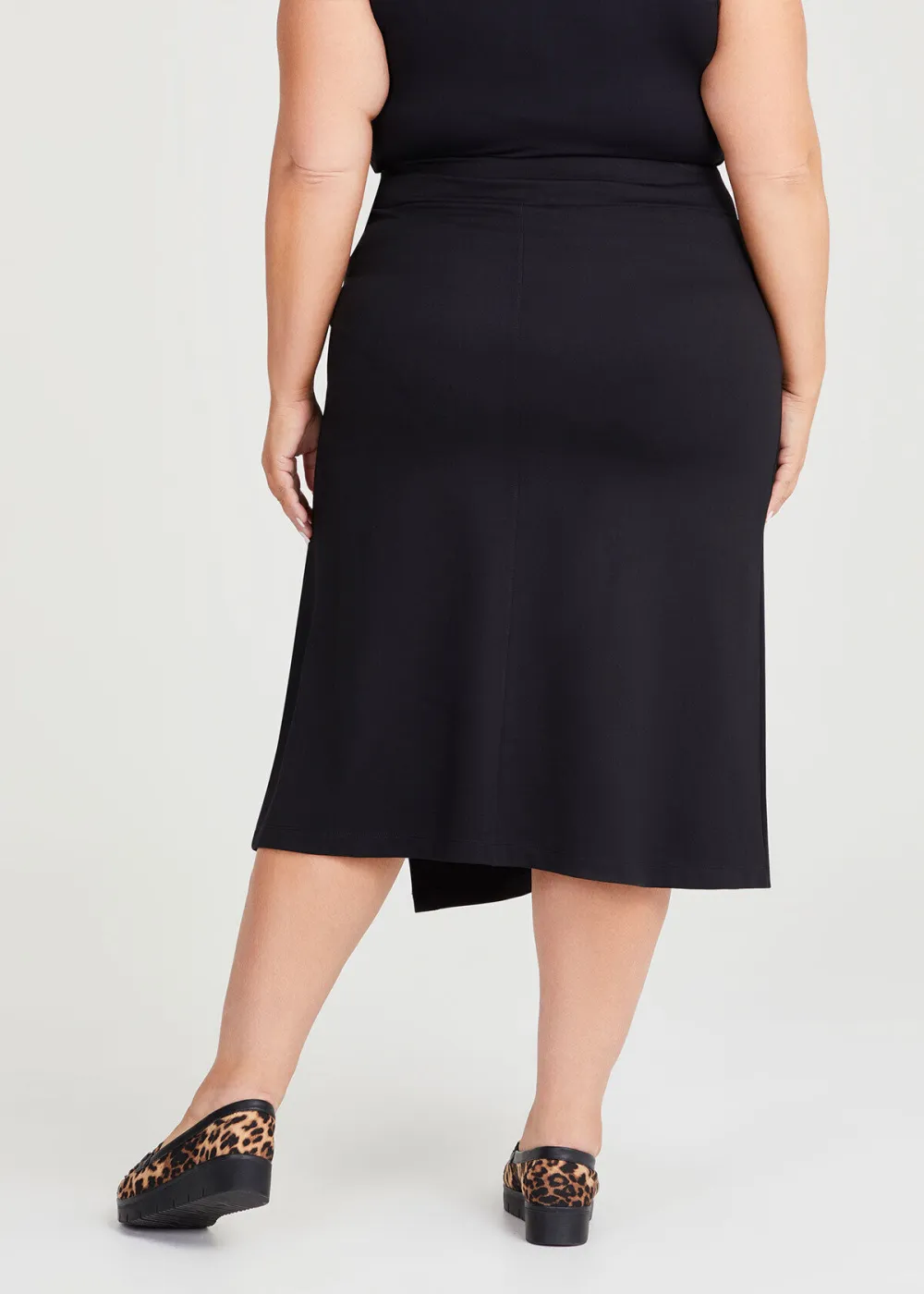 Ponte Fundamental Aline Long Skirt