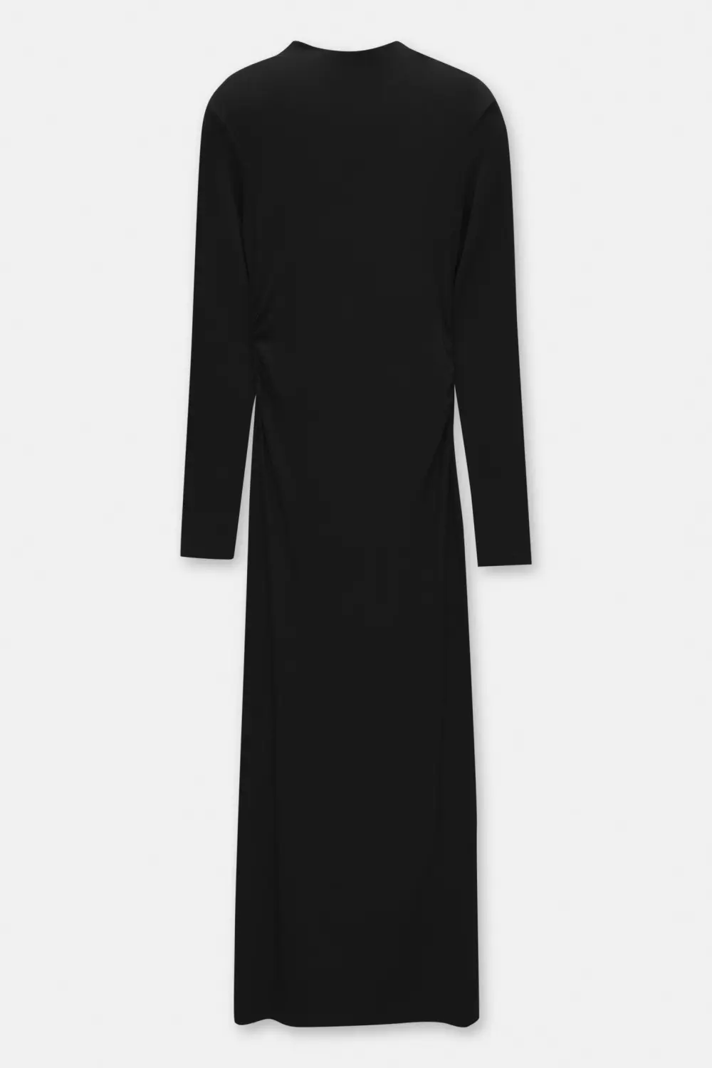 Vestido midi manga larga