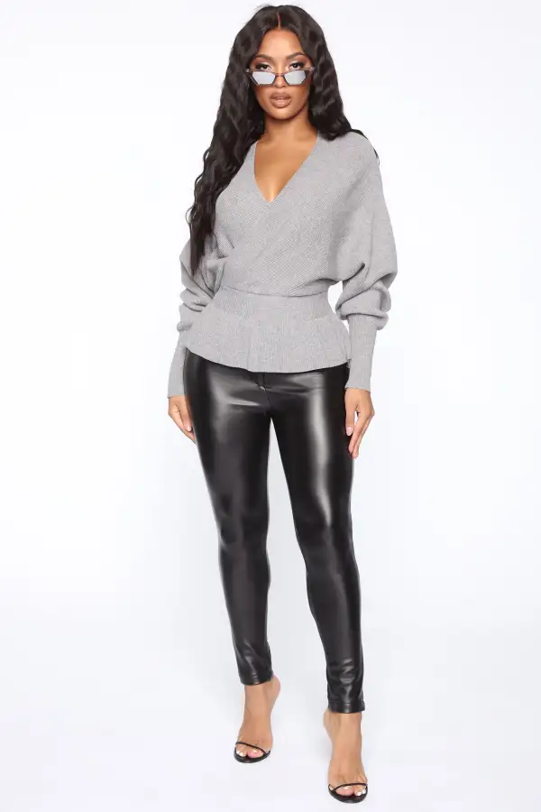 Can't Get Enough Of You Sweater - Grey