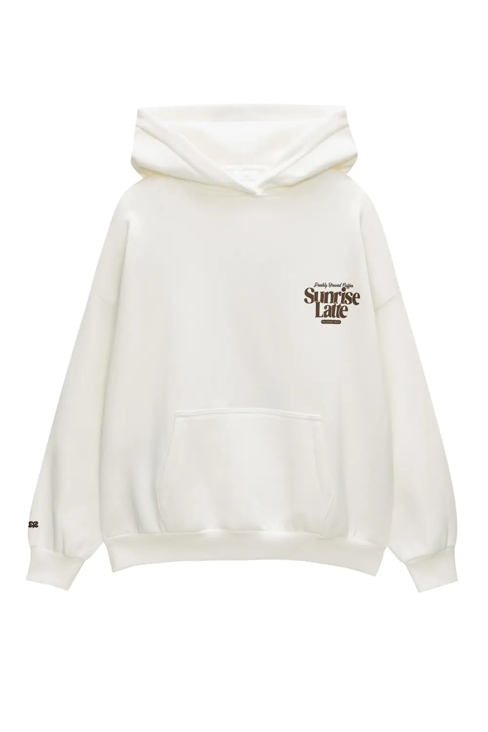 Sudadera gráfico café