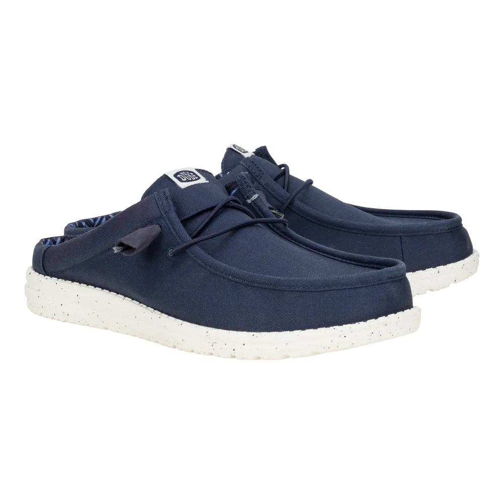 Wally Slip Stretch Canvas - Navy