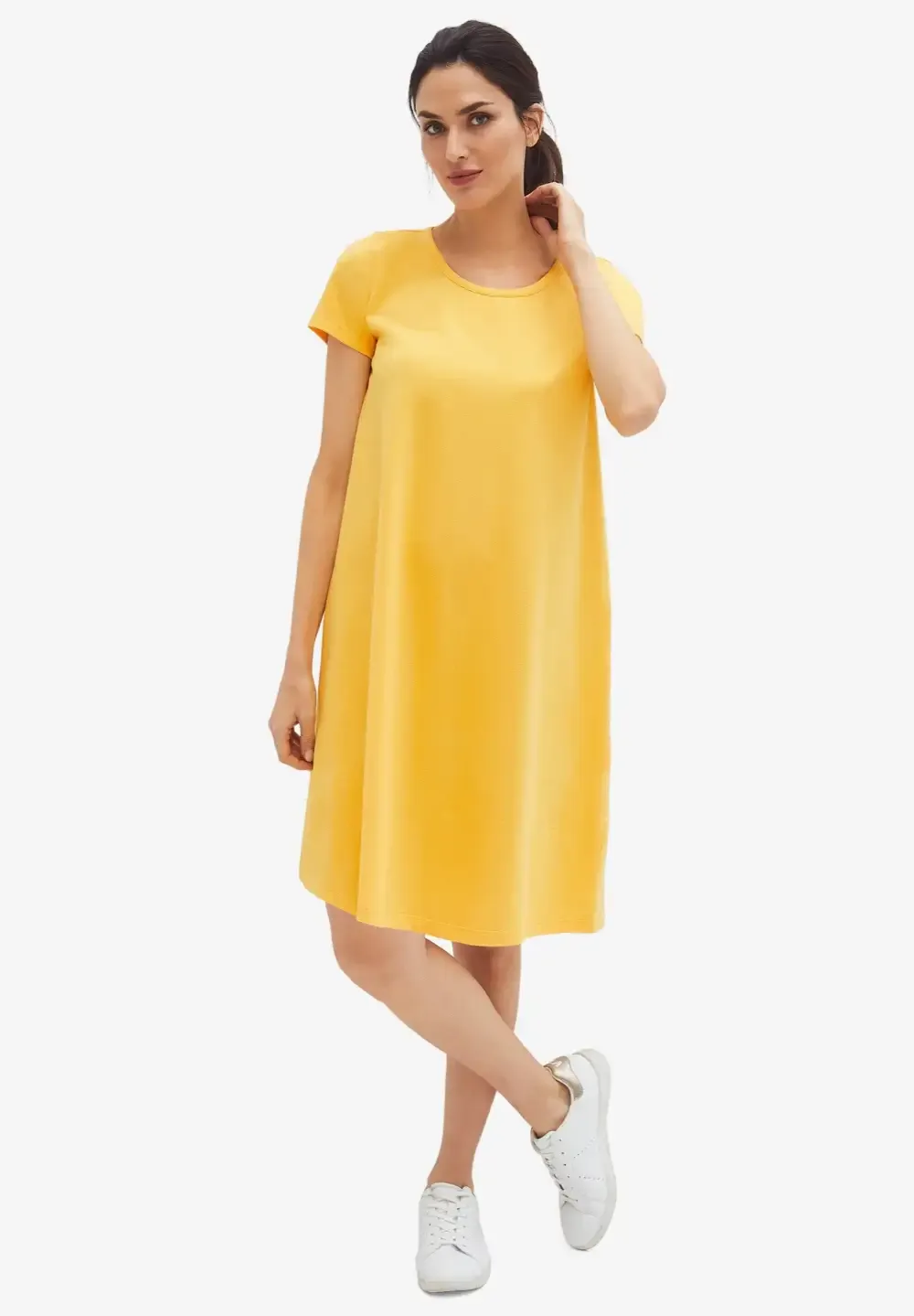 A-Line Knit Tee Dress