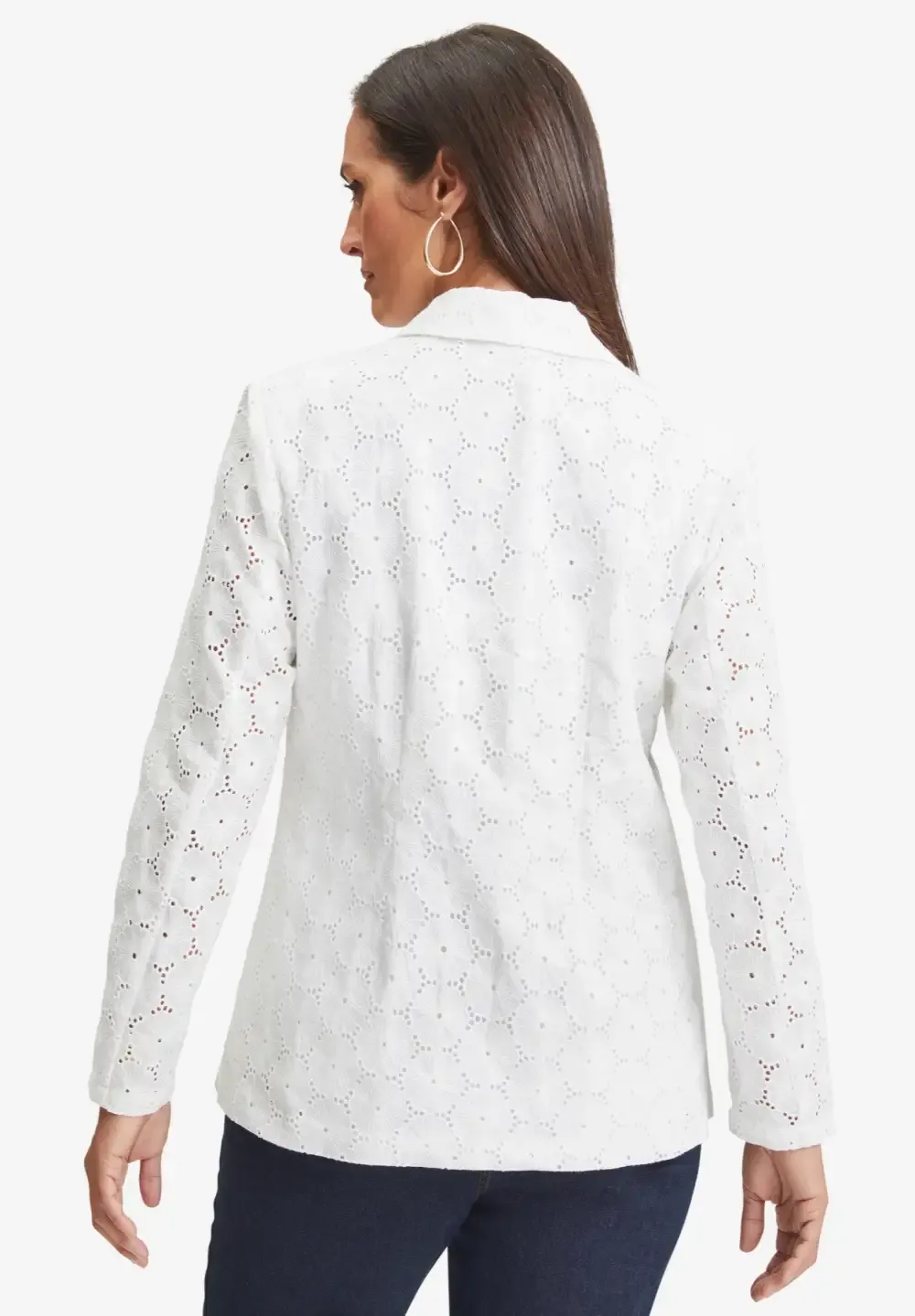 Eyelet Blazer