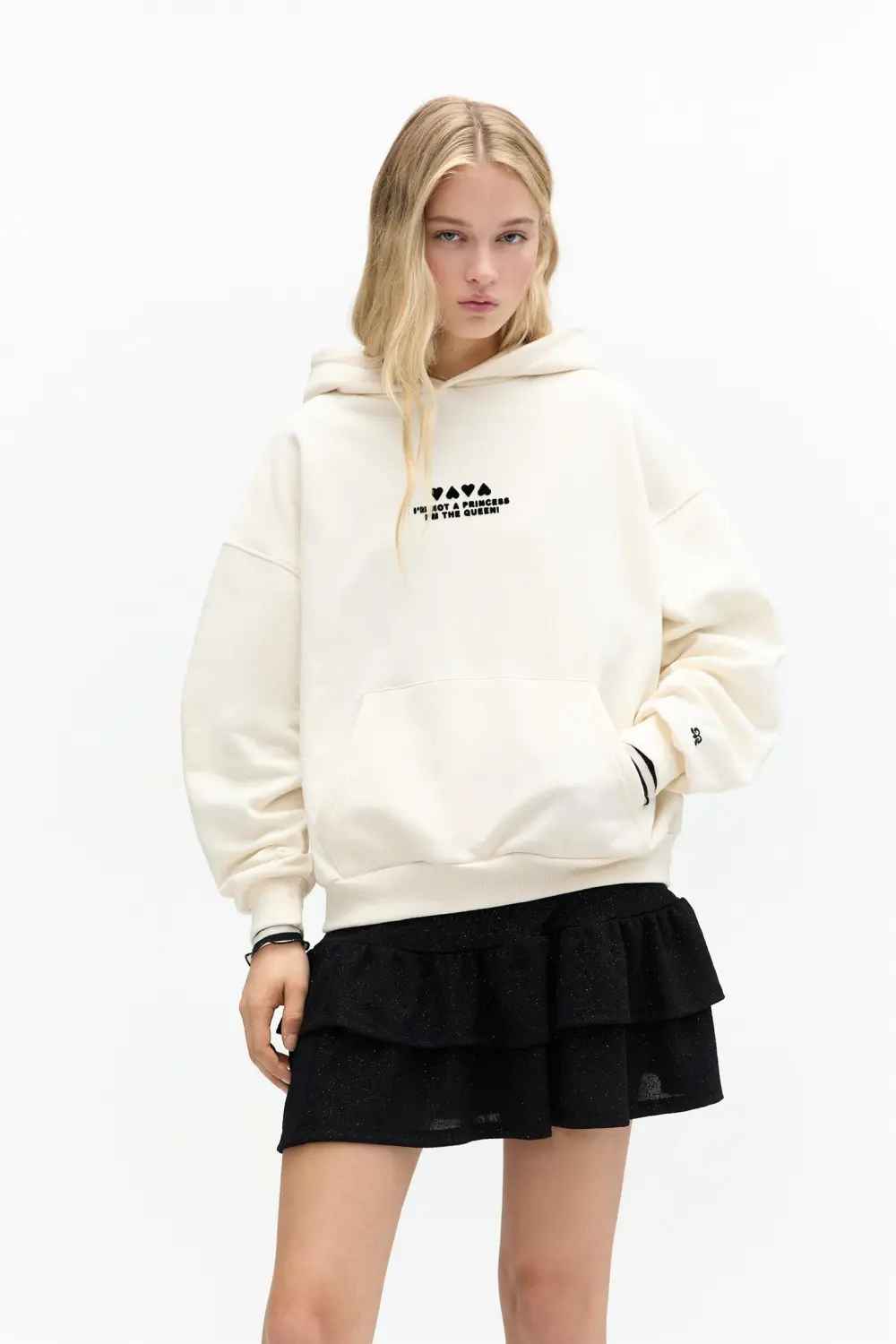 Sudadera capucha carta póker