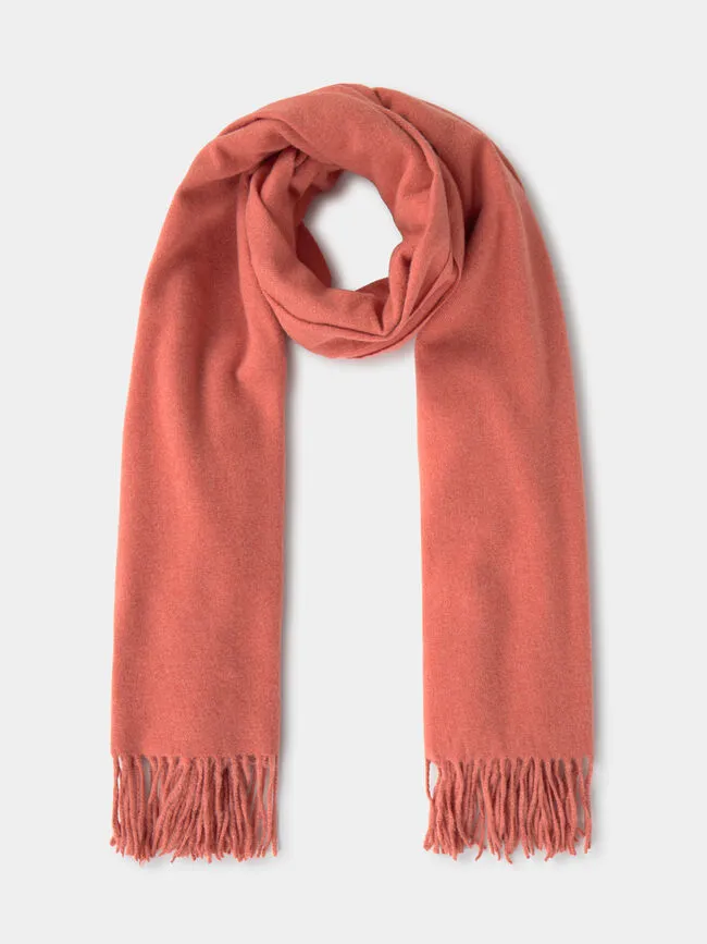 Basic Scarf Camel With Fringed