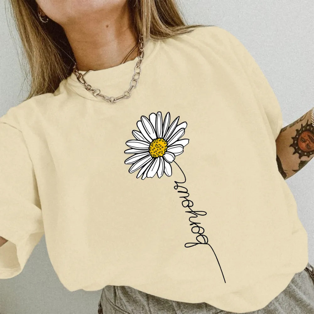 Let It Be Daisy Teacher T-Shirt