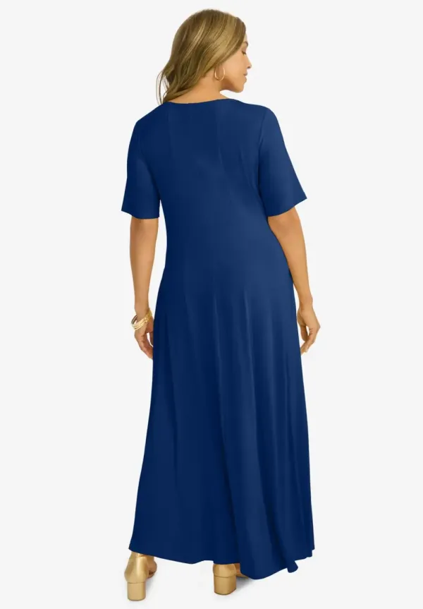 Square Neck Maxi Dress