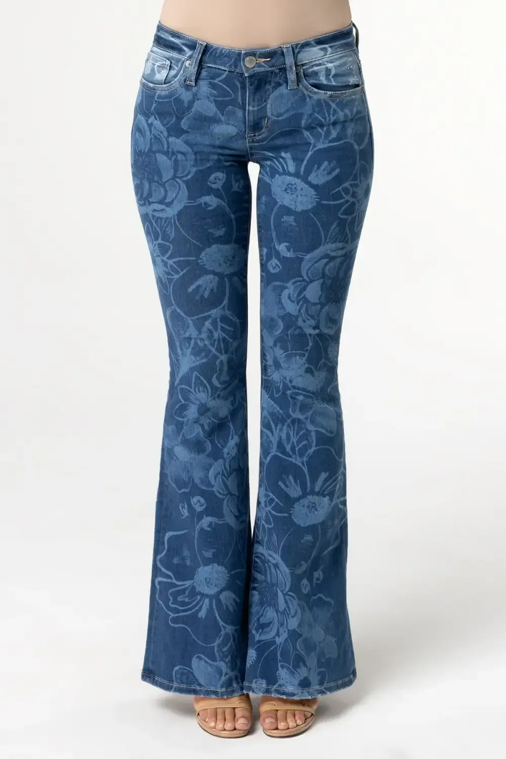 Rhiannon Floral Flare Jeans