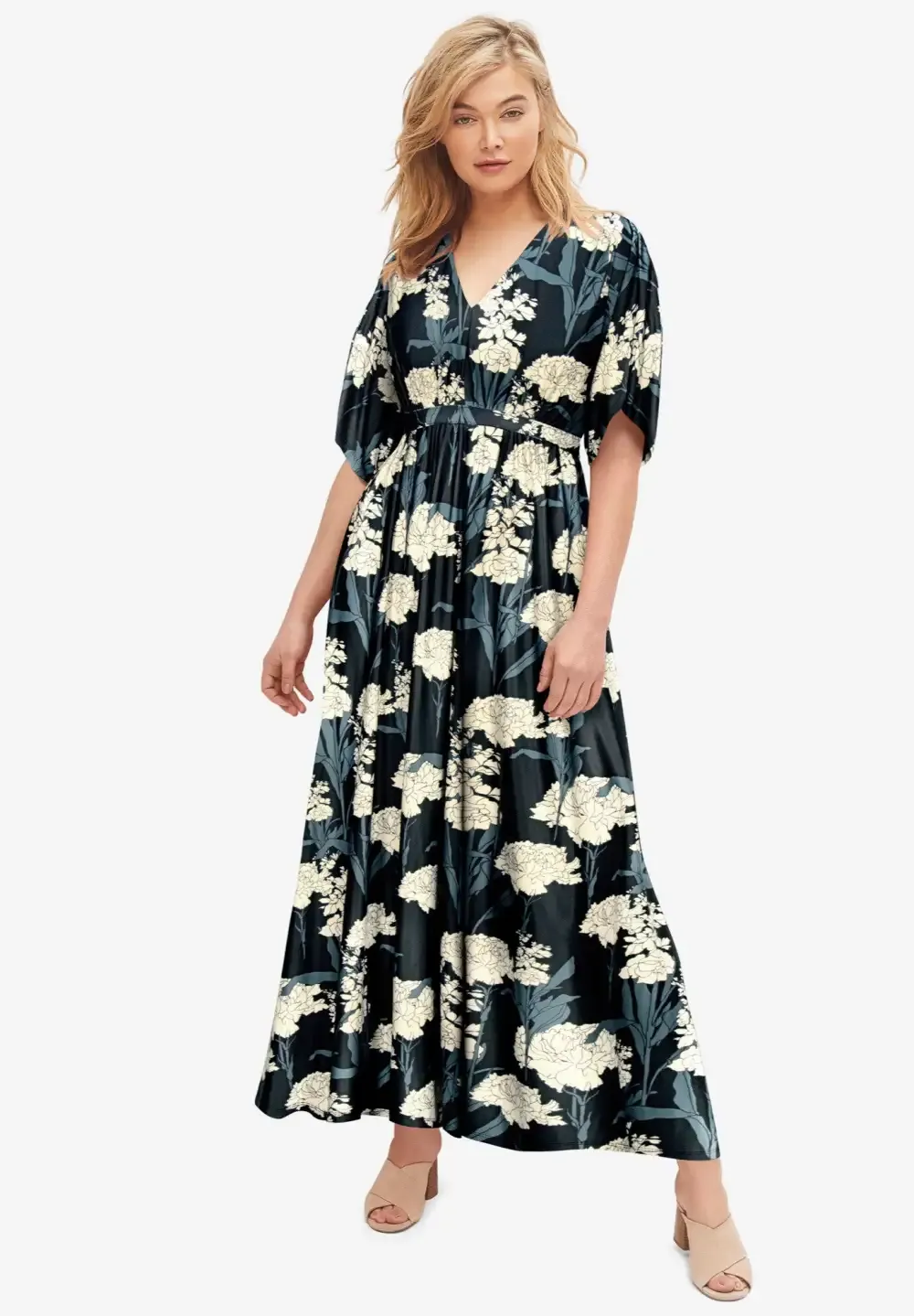 Knit Tie-Back Maxi