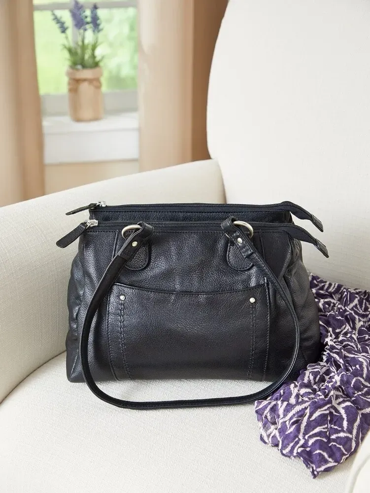 Ella Simone Rockingham Leather Organizer Bag