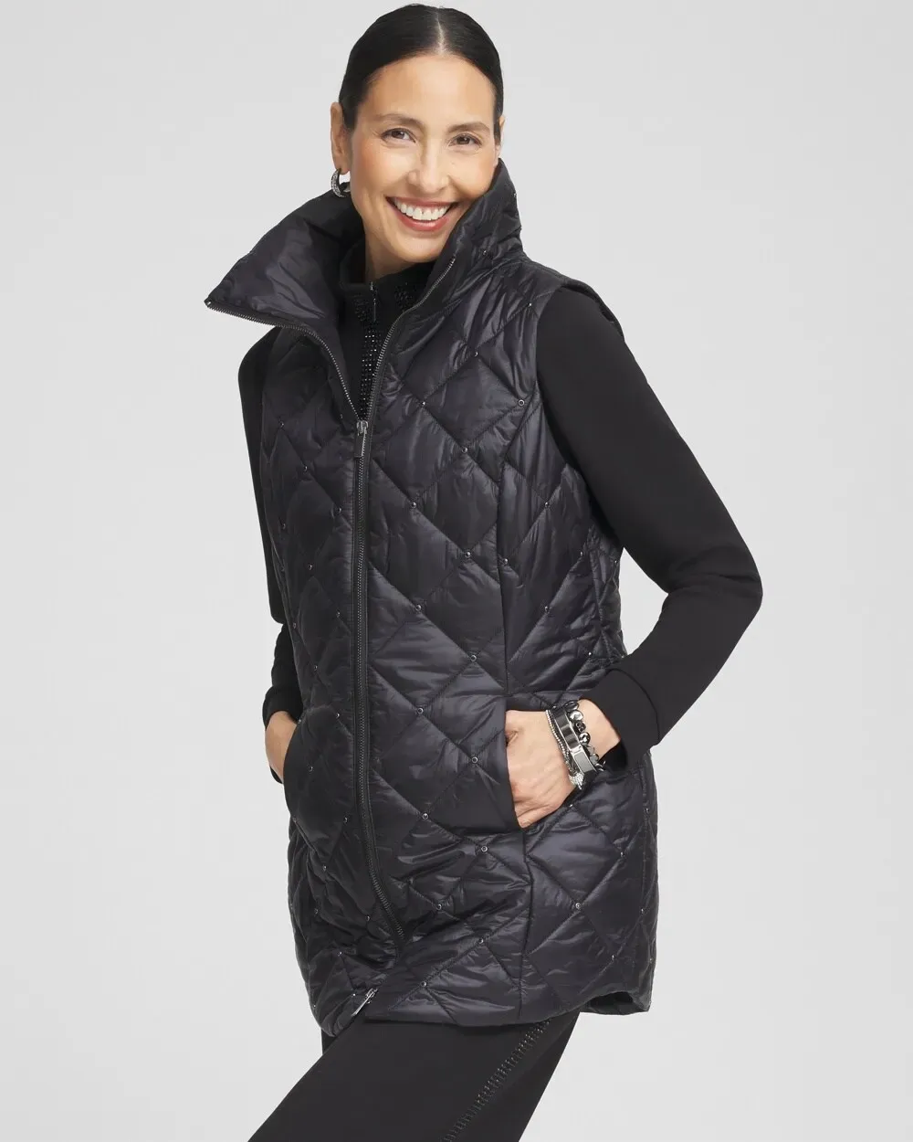 Zenergy® Embellished Puffer Vest