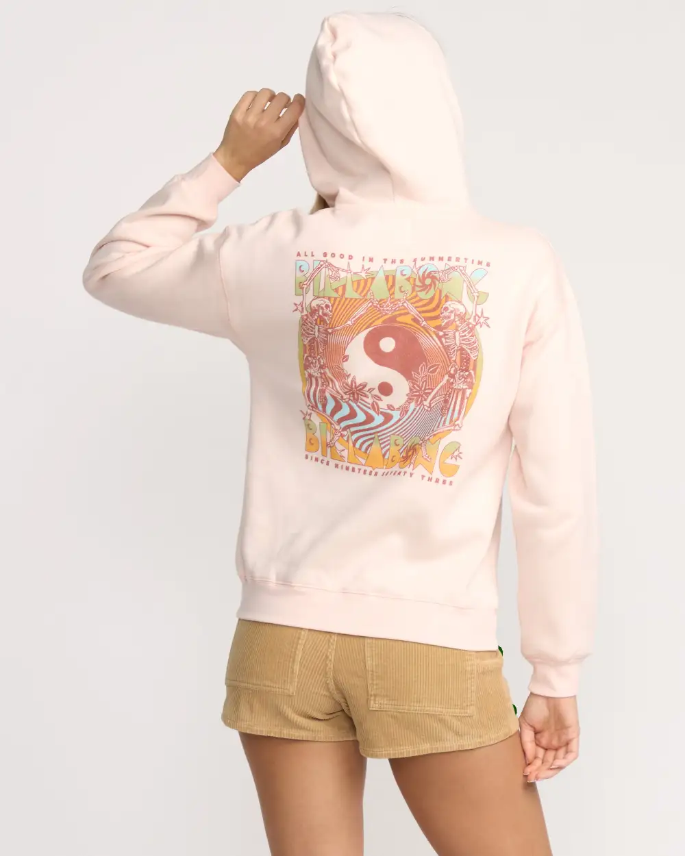 All Good In Summer Hoodie - Light Peach