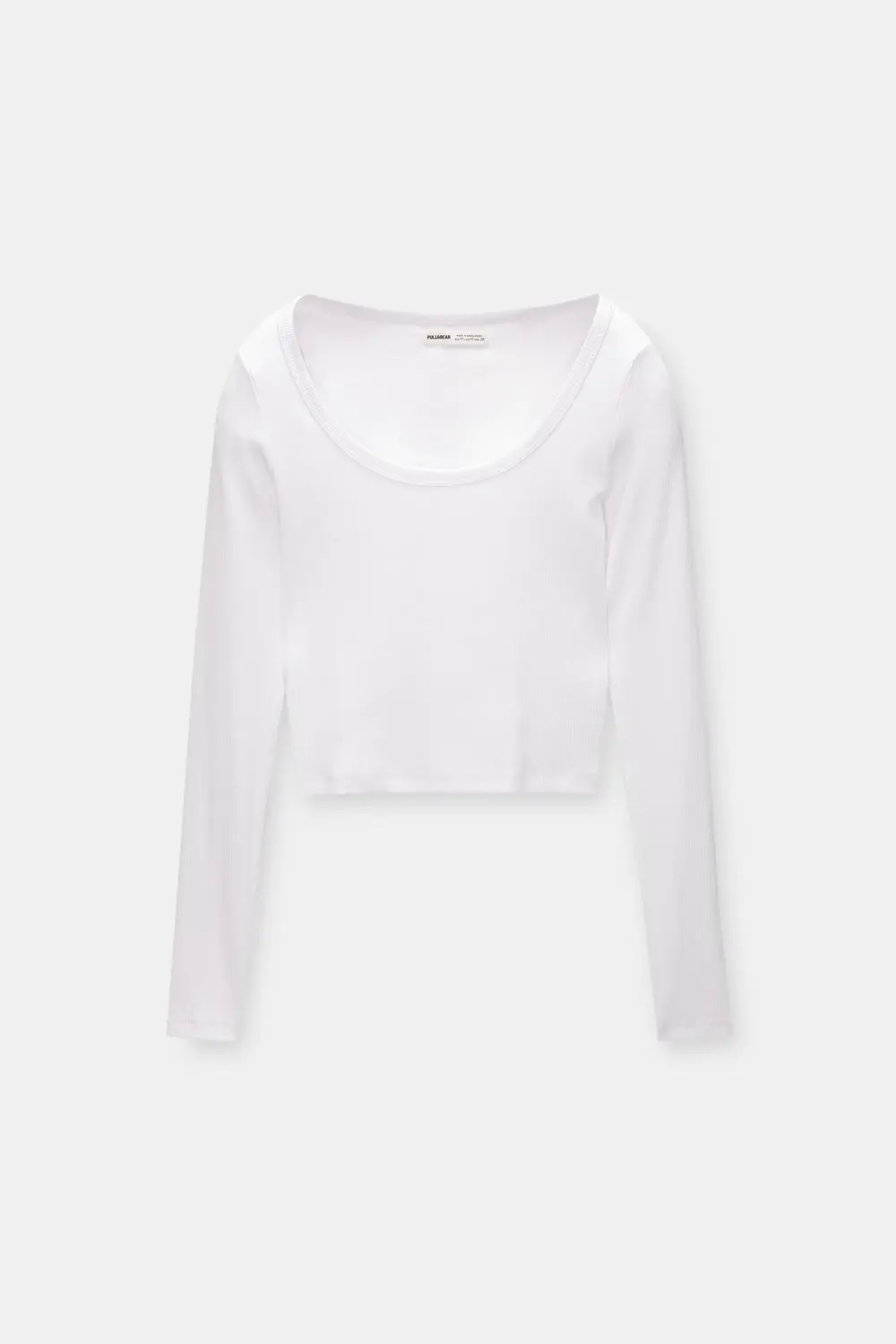 Camiseta manga larga canalé