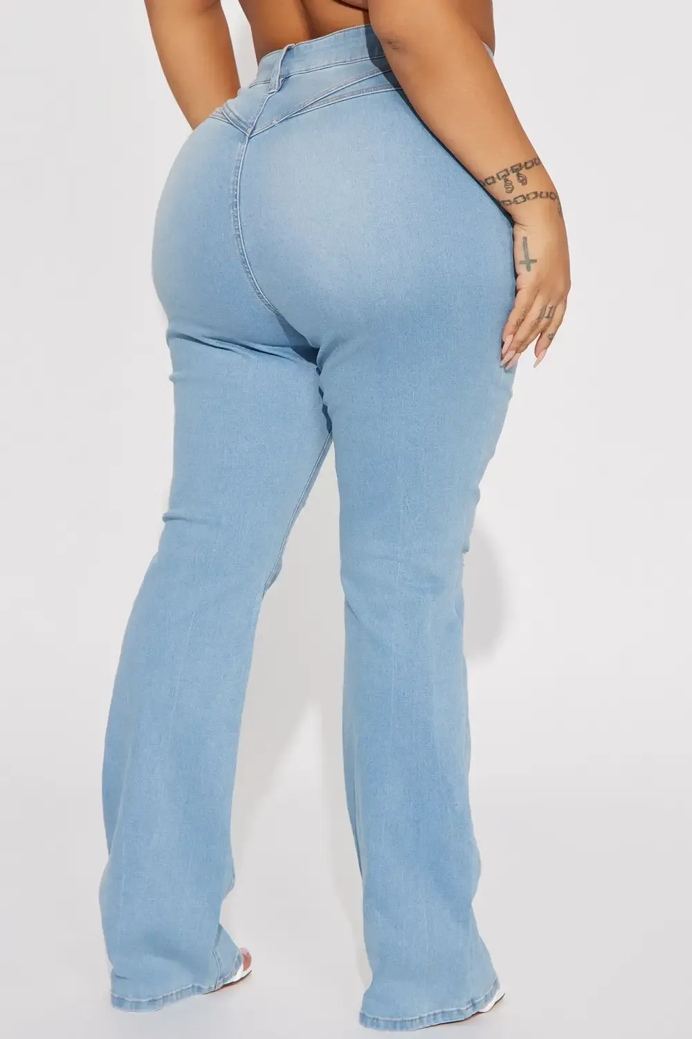 Got It Like That Curvy Stretch Bootcut Jean - Medium Wash