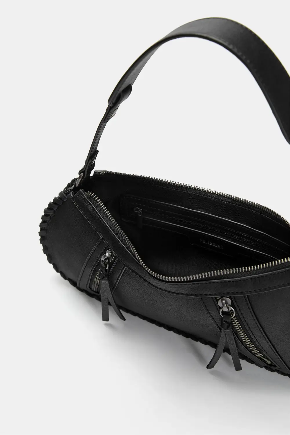 Bolso de hombro cremalleras