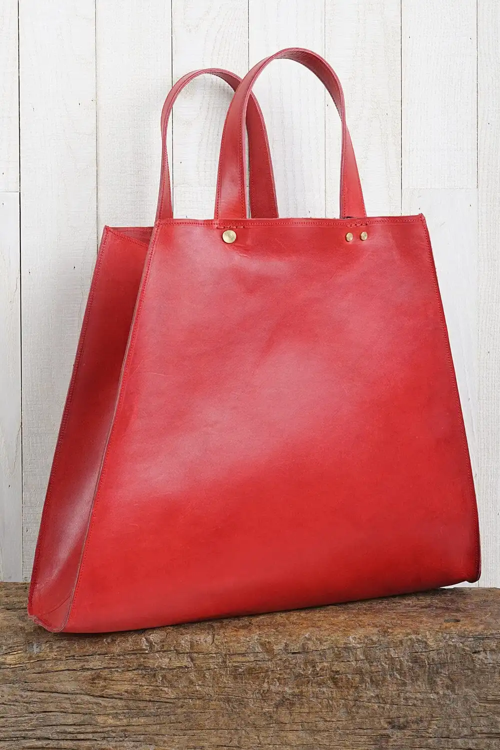 Oksana Leather Market Tote